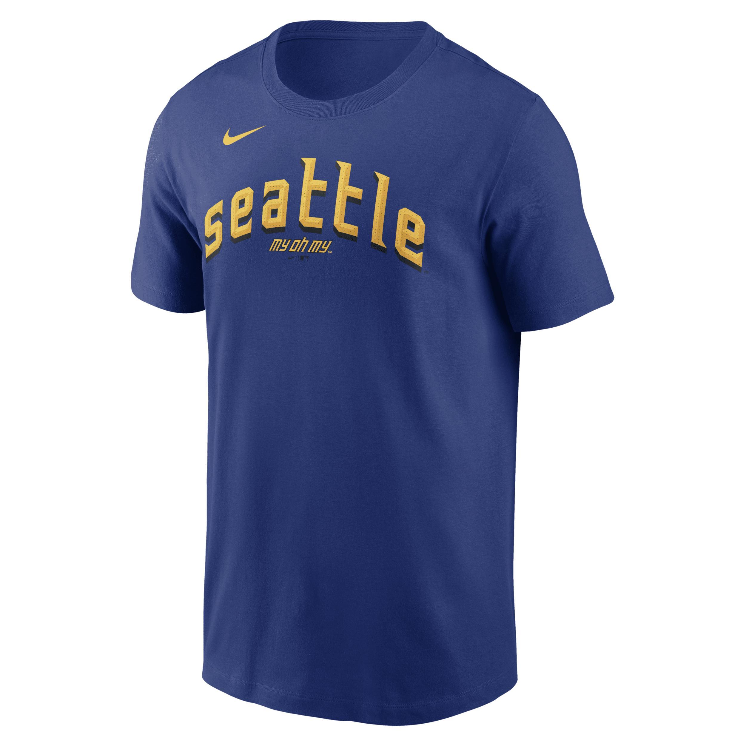 Seattle Mariners City Connect Wordmark Nike Men's MLB T-Shirt Product Image