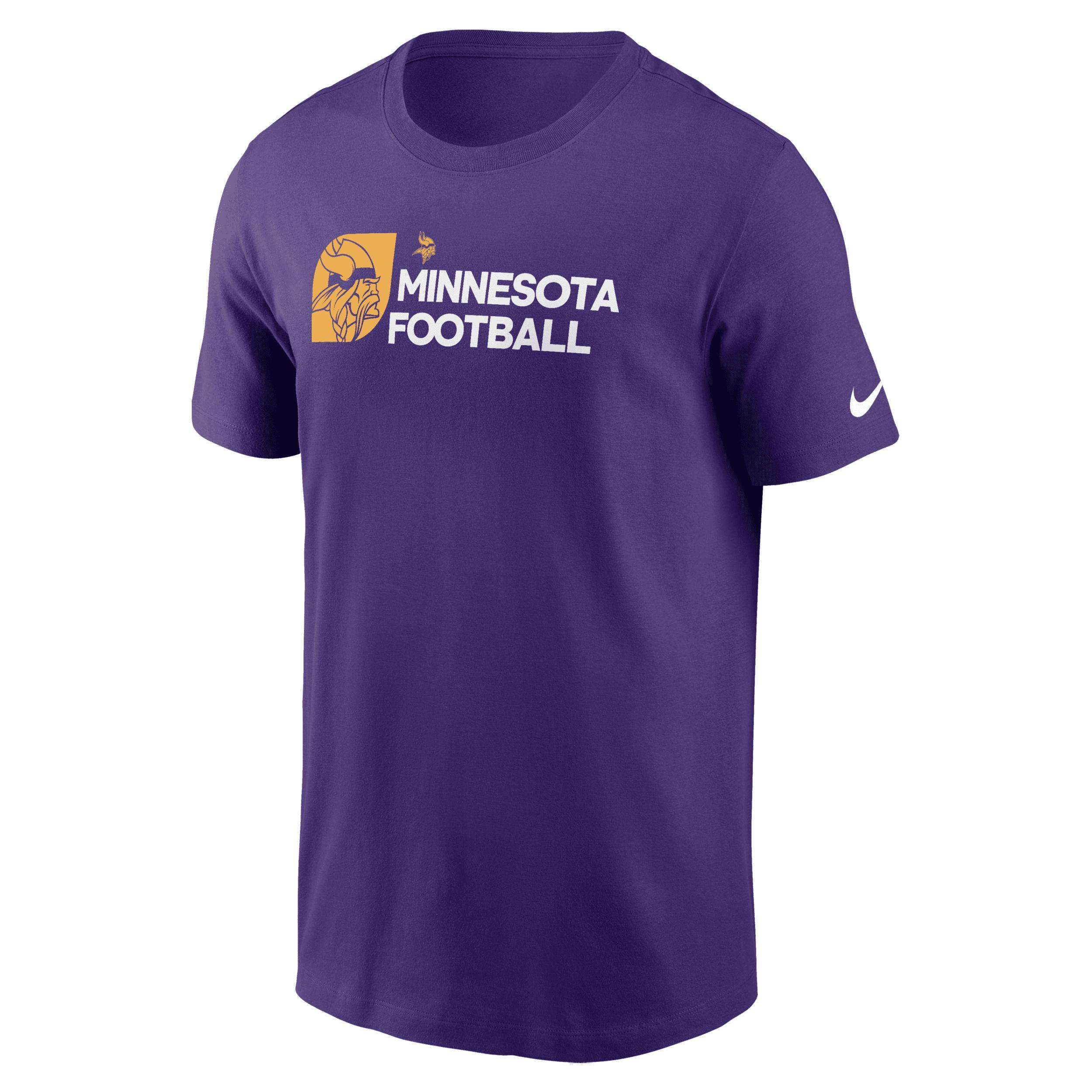 Minnesota Vikings Team Outline Essential T-Shirt Nike Men's NFL T-Shirt Product Image