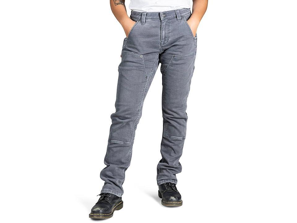 Dovetail Workwear Maven X - Thermal (Grey Denim) Women's Casual Pants Product Image