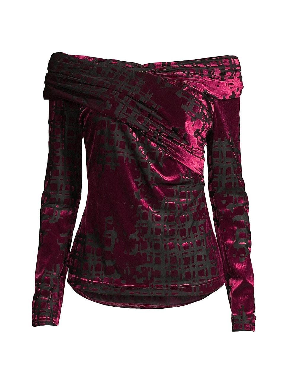 Womens Main Event Velvet Burnout Top Product Image