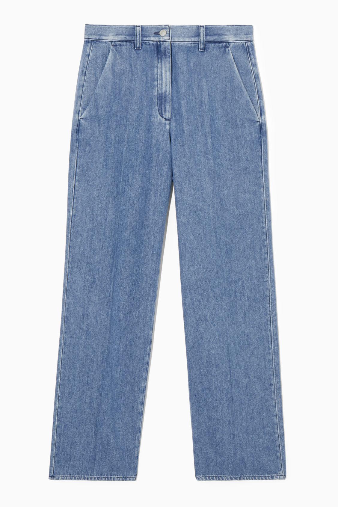 STRAIGHT-LEG DENIM PANTS product image