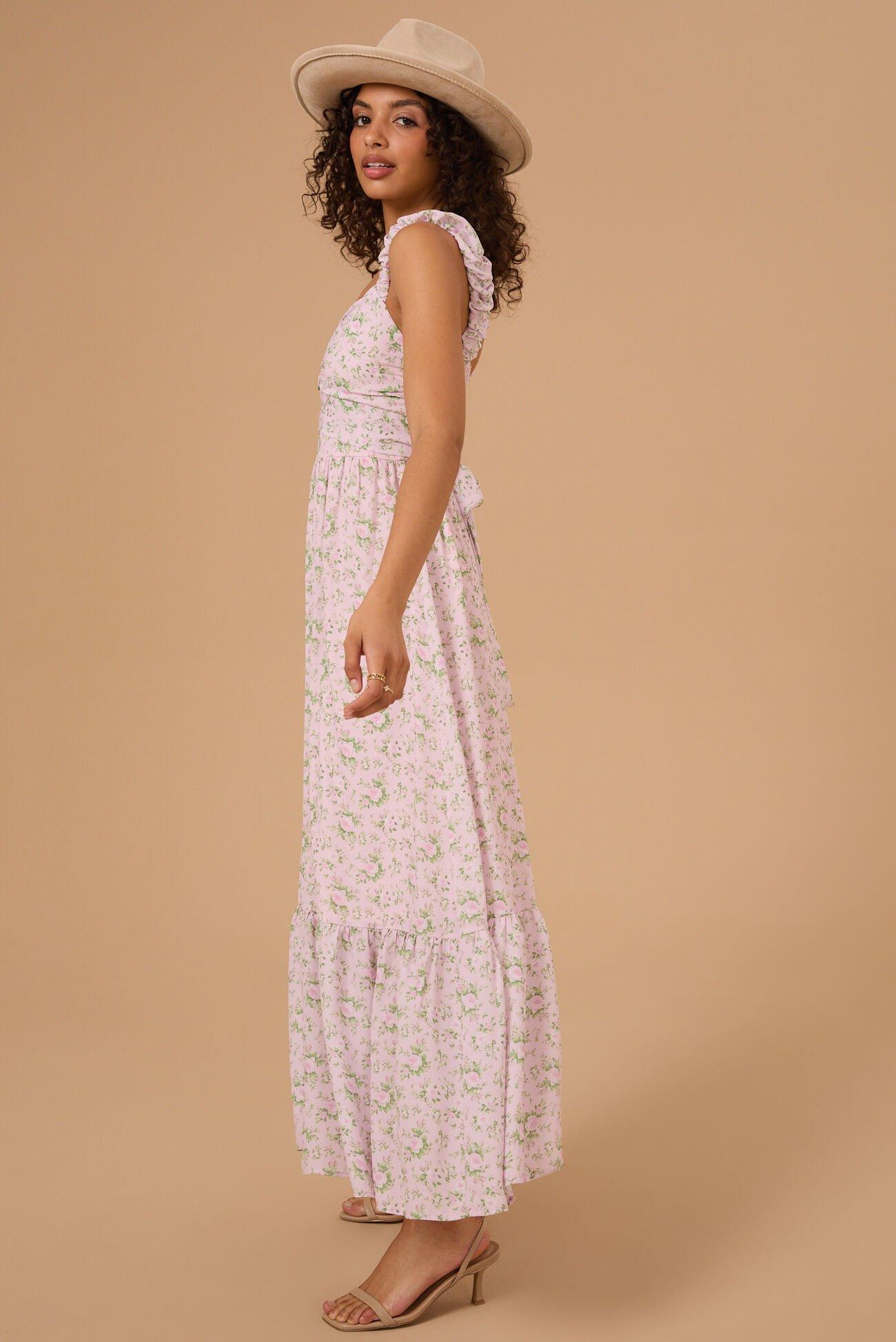 Capri Floral Midi Dress Product Image