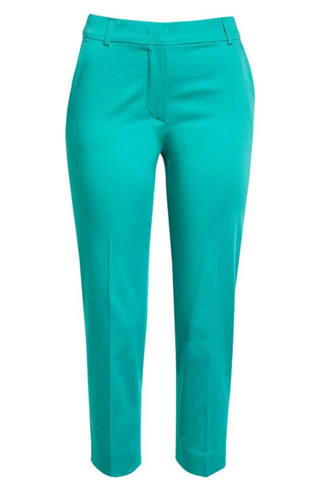 Lince Slim Cotton Pants In Blue Product Image