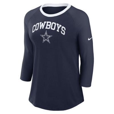 Dallas Cowboys Women's Nike NFL 3/4-Sleeve T-Shirt Product Image