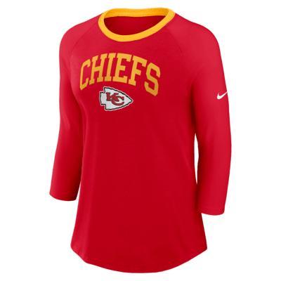 Kansas City Chiefs Women's Nike NFL 3/4-Sleeve T-Shirt Product Image