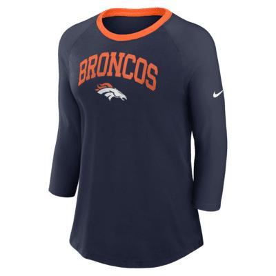 Denver Broncos Women's Nike NFL 3/4-Sleeve T-Shirt Product Image