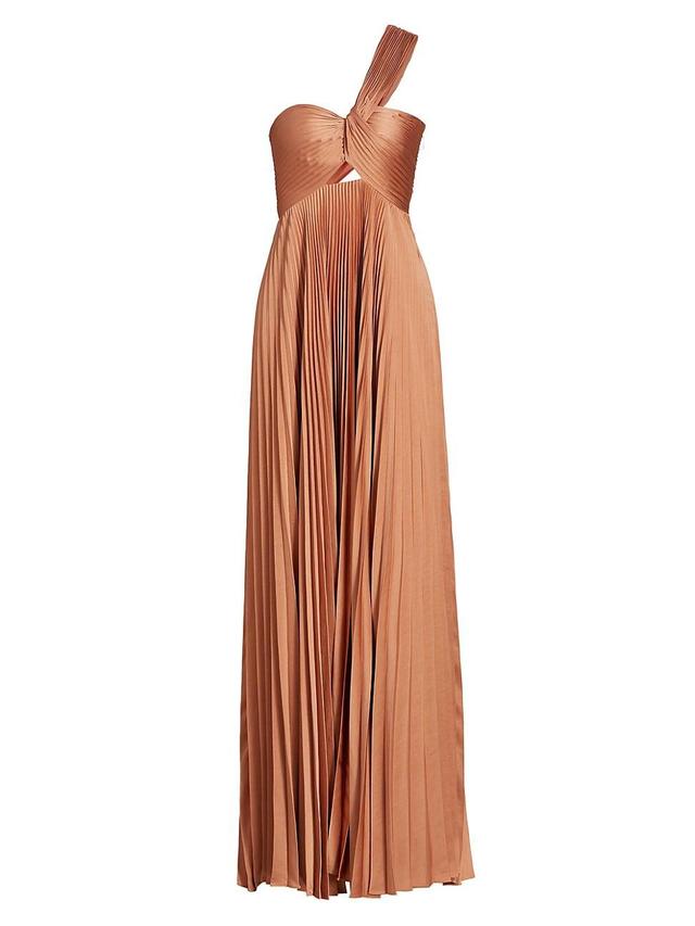 A. L.C. Nessa Asymmetric Pleat Gown Product Image