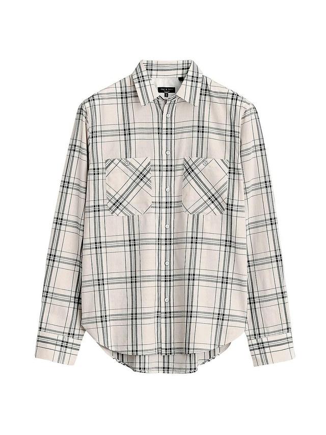 Mens Gus Plaid Button-Up Shirt Product Image