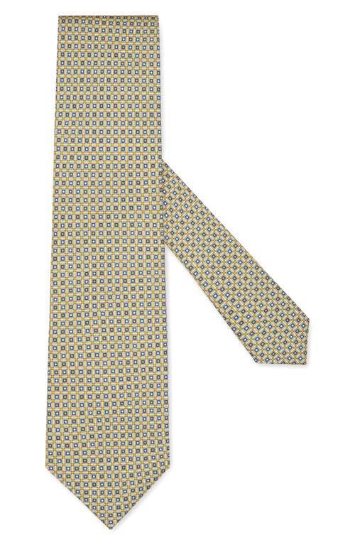 Mens Geometric Silk Jacquard Tie Product Image