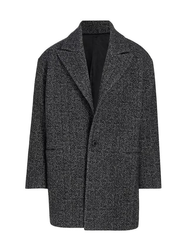 Amherst Herringbone Wool Coat Product Image