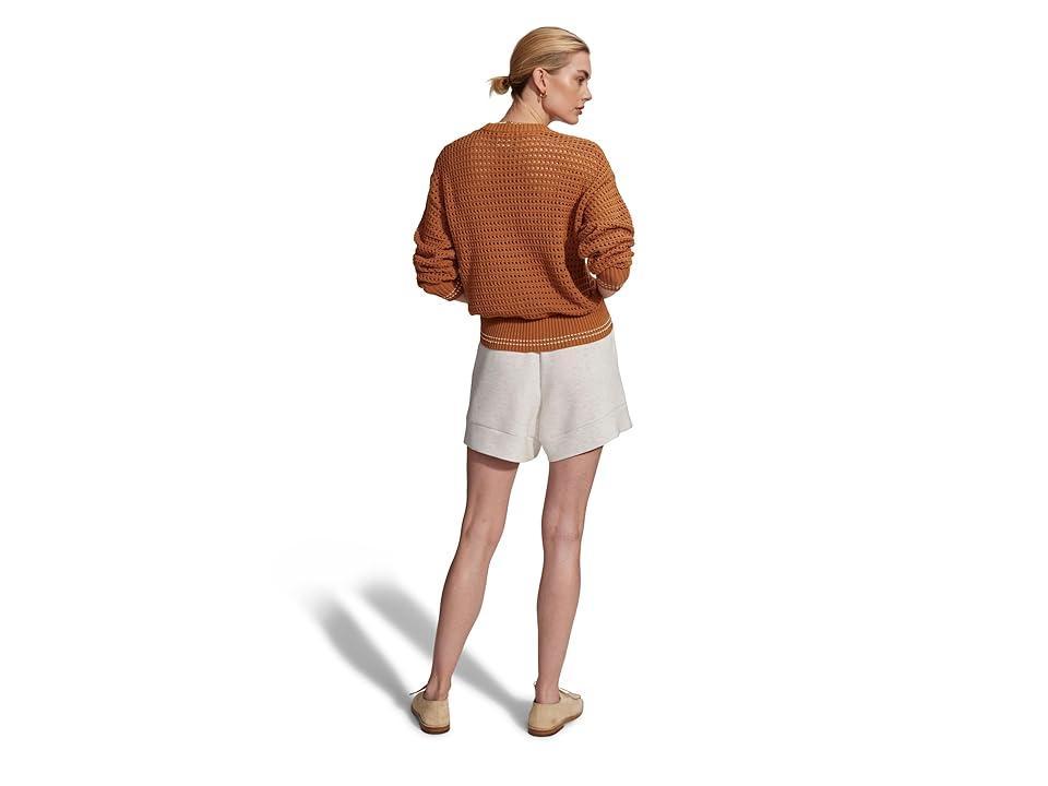 Varley Fox Knit Crew (Almond) Women's Sweatshirt Product Image