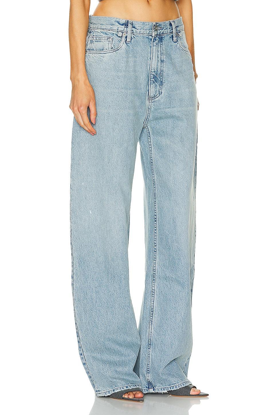 EZR High-Waisted Baggy in Light Vintage - Blue. Size 24 (also in 25, 27, 28, 29, 30). Product Image