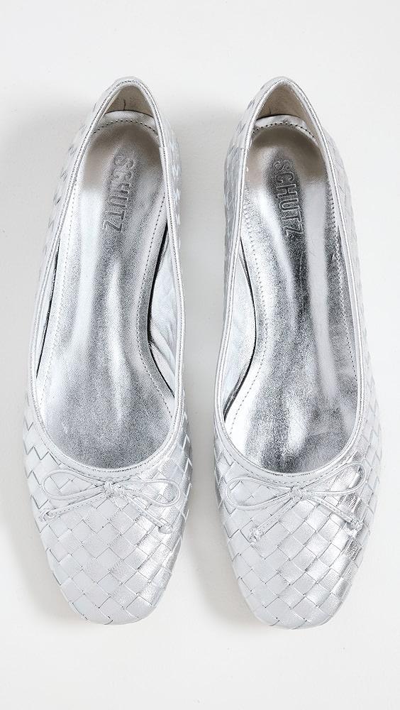 Schutz Arissa Woven Flats | Shopbop Product Image