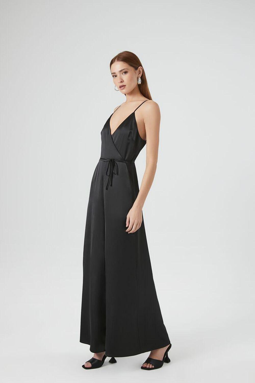 Satin Wide-Leg Jumpsuit | Forever 21 Product Image