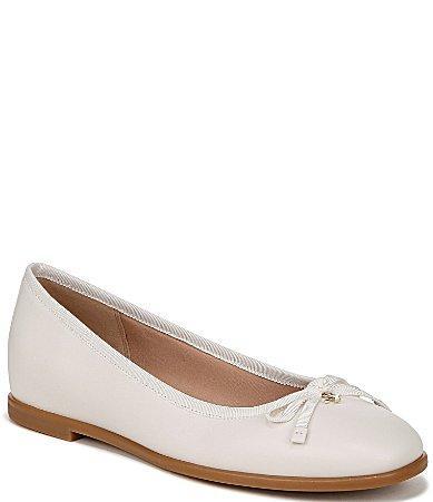 Naturalizer Essential Leather Slip On Bow Detail Ballet Flats Product Image