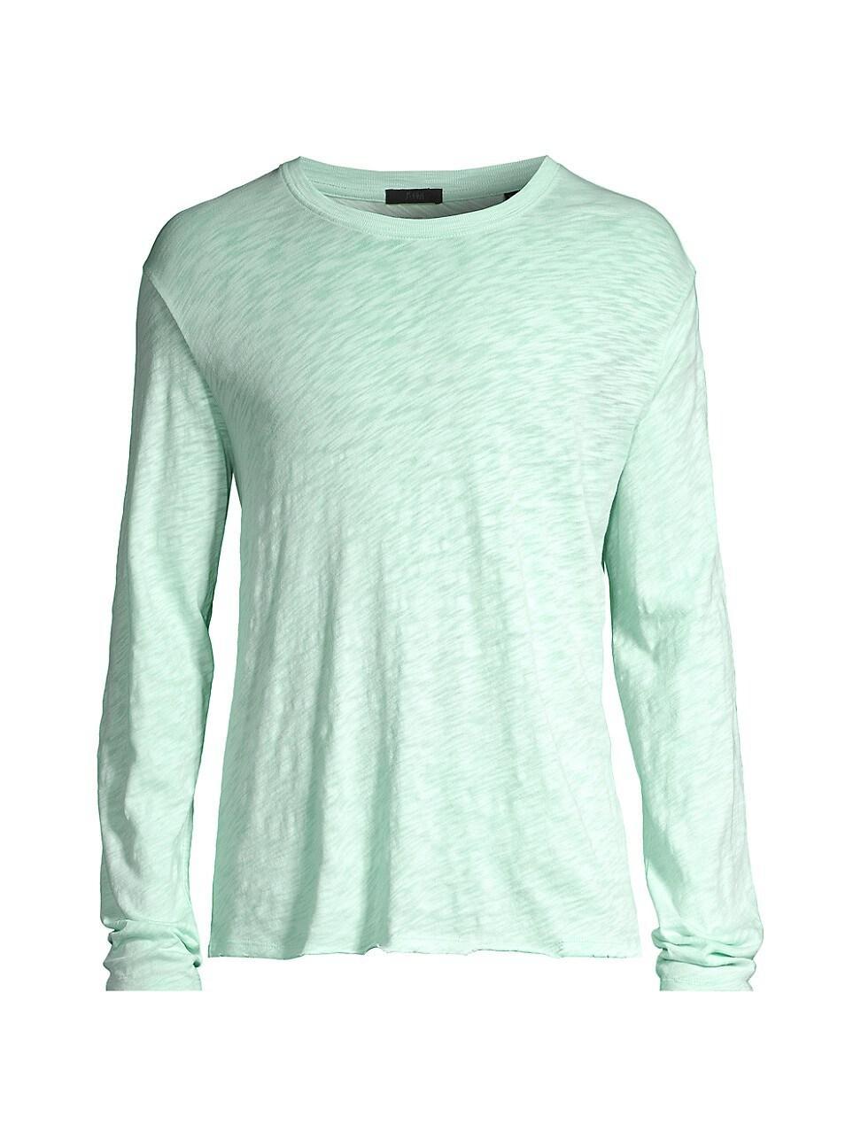 Mens Distressed Long Sleeve T-Shirt Product Image