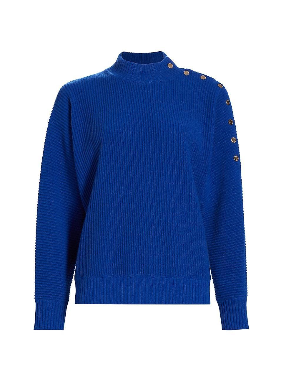 Womens Anette Mock Turtleneck Cashmere Sweater Product Image