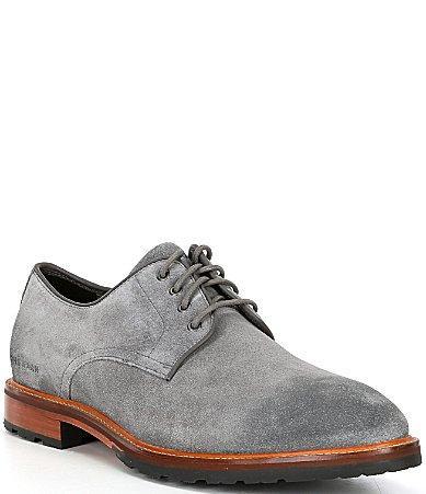 Cole Haan Mens Berkshire Water Resistant Suede Oxfords Product Image