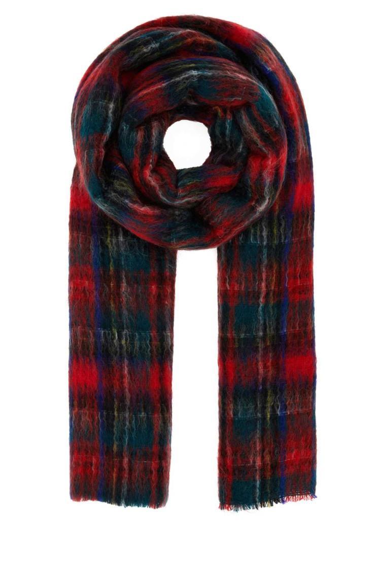 Plaid Check Pattern Scarf In Multicolor Product Image