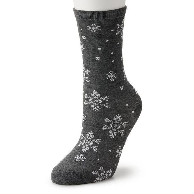 Womens Holiday Crew Socks Product Image