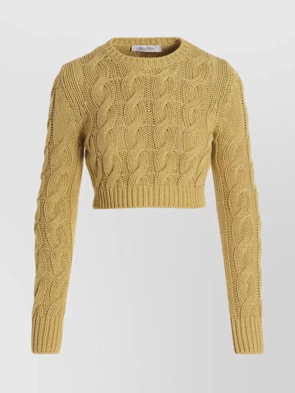 Sphinx Crewneck Sweater In Yellow product image