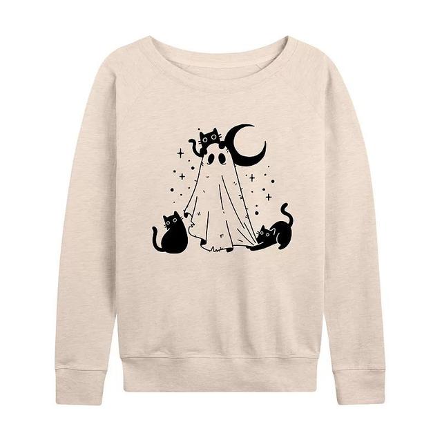 Womens Ghost and Cats Lightweight French Terry Sweatshirt Product Image