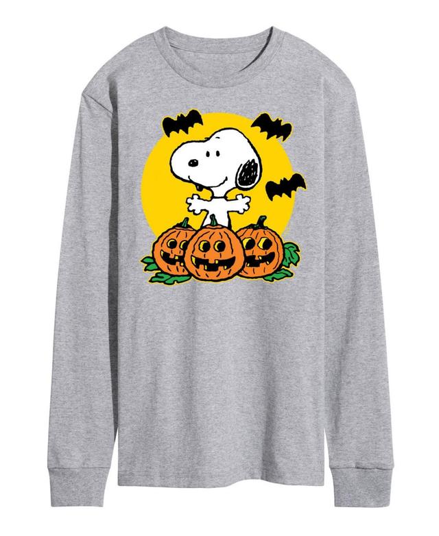 Airwaves Mens Peanuts Snoopy with Pumpkins T-shirt Product Image