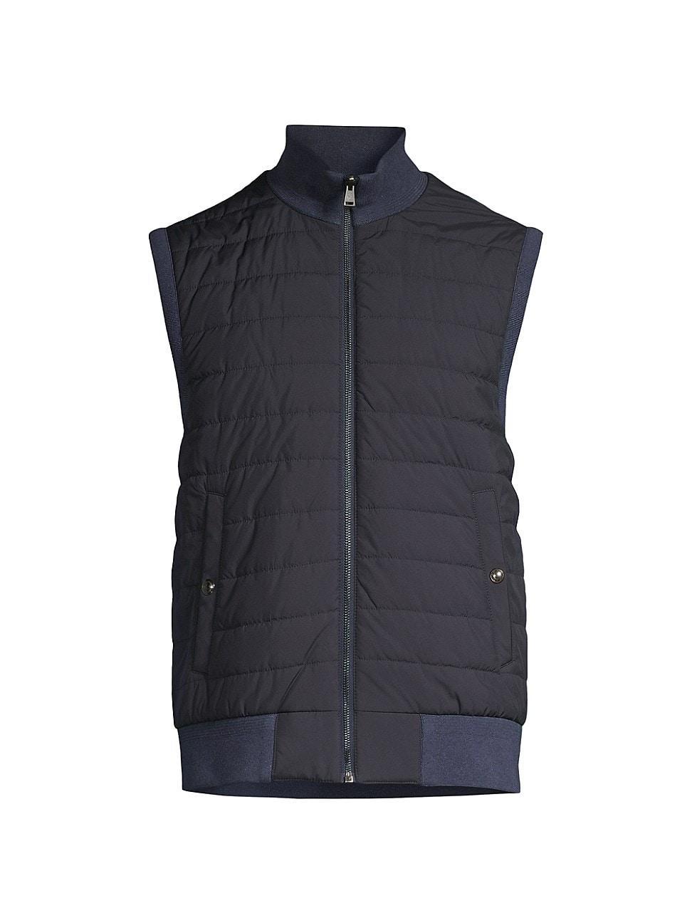 Mens Quilted Reversible Vest Product Image