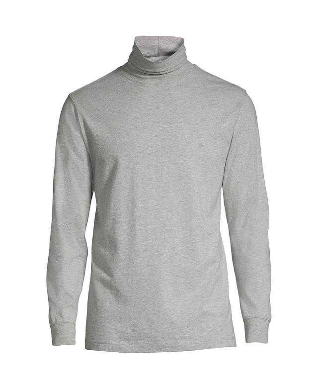 Mens Lands End Super-T Turtleneck Rich Red Product Image