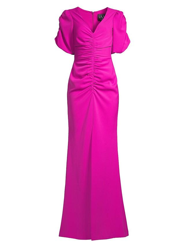 Womens Eve By Laurel Berman Remus Ruched Column Gown Product Image