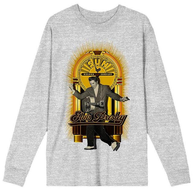 Mens Sun Records Elvis Presley Long Sleeve Graphic Tee Product Image