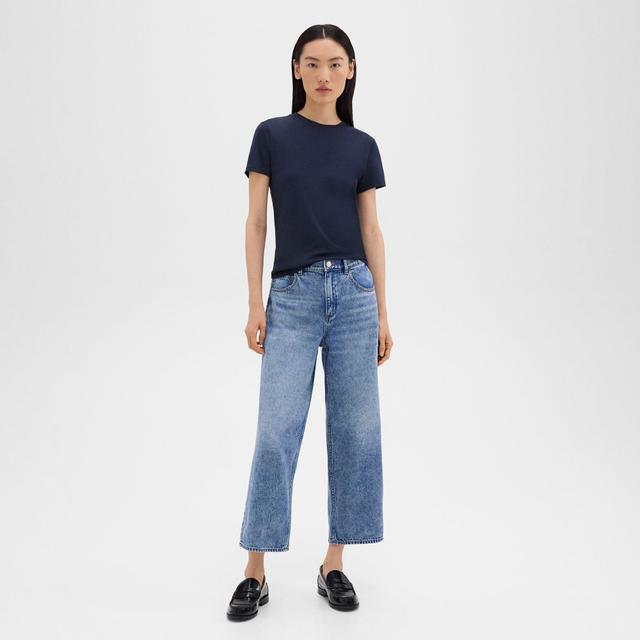 Denim Relaxed Straight Jean | Theory Product Image