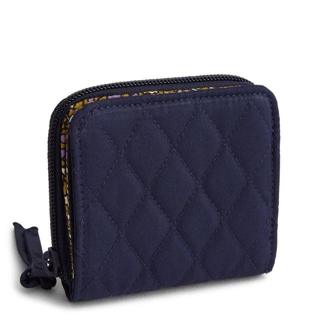 Vera Bradley Small Zip-Around Wallet Women in Blue Product Image