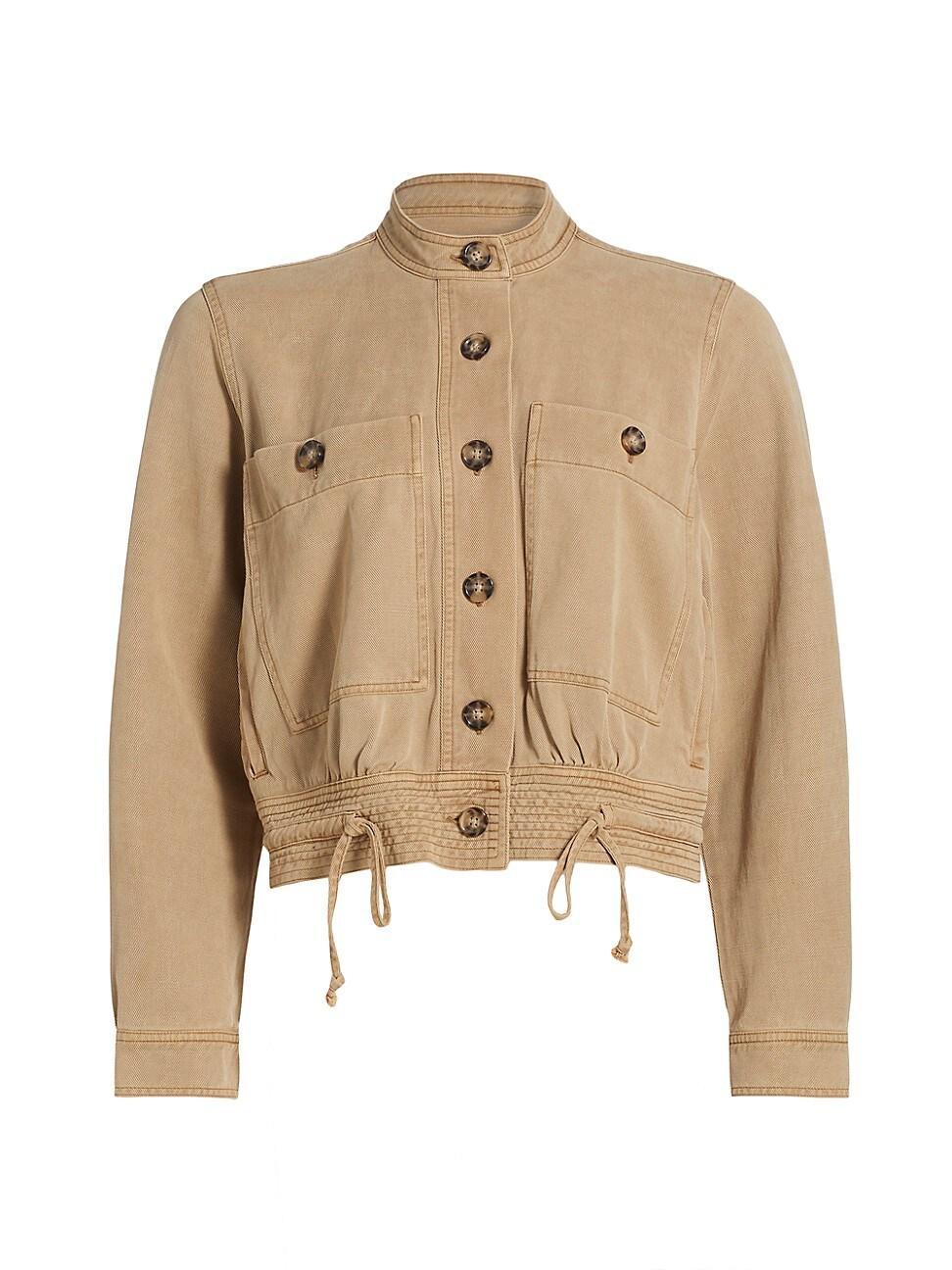 Womens Alma Washed Twill Utility Jacket product image