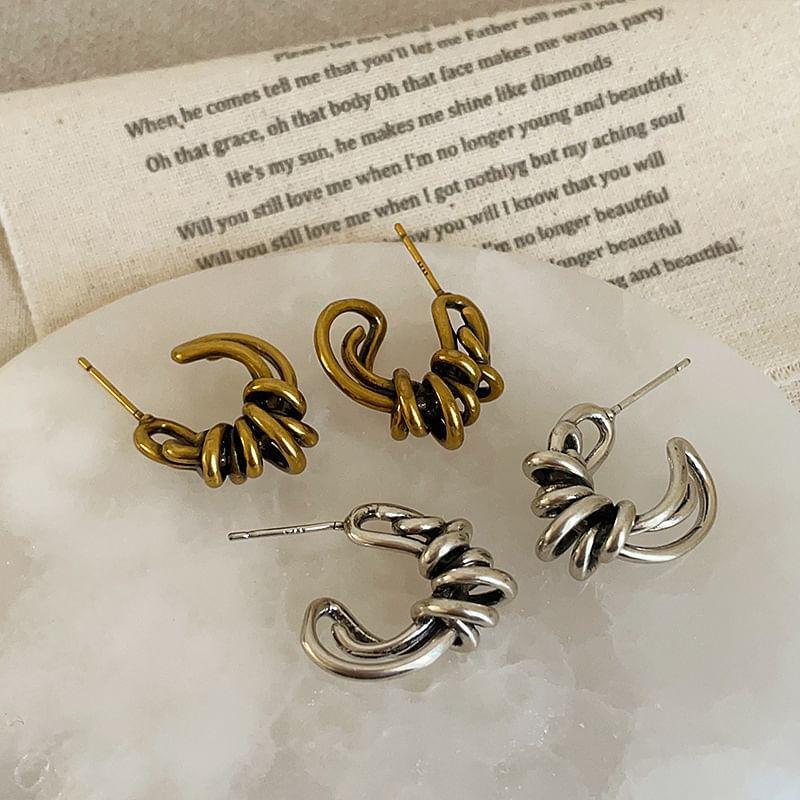 Alloy Open Hoop Earring Product Image