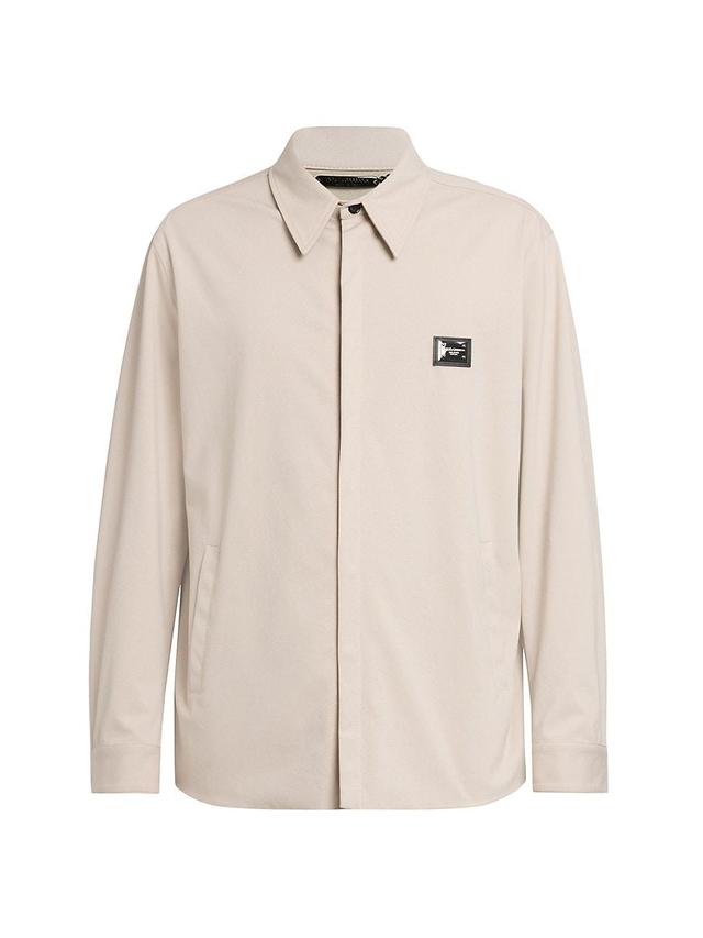 Mens Cotton-Blend Button-Front Jacket Product Image