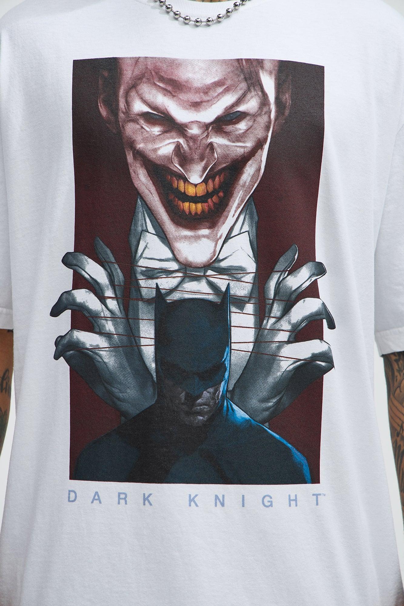 Batman vs Joker Short Sleeve Tee - White Product Image