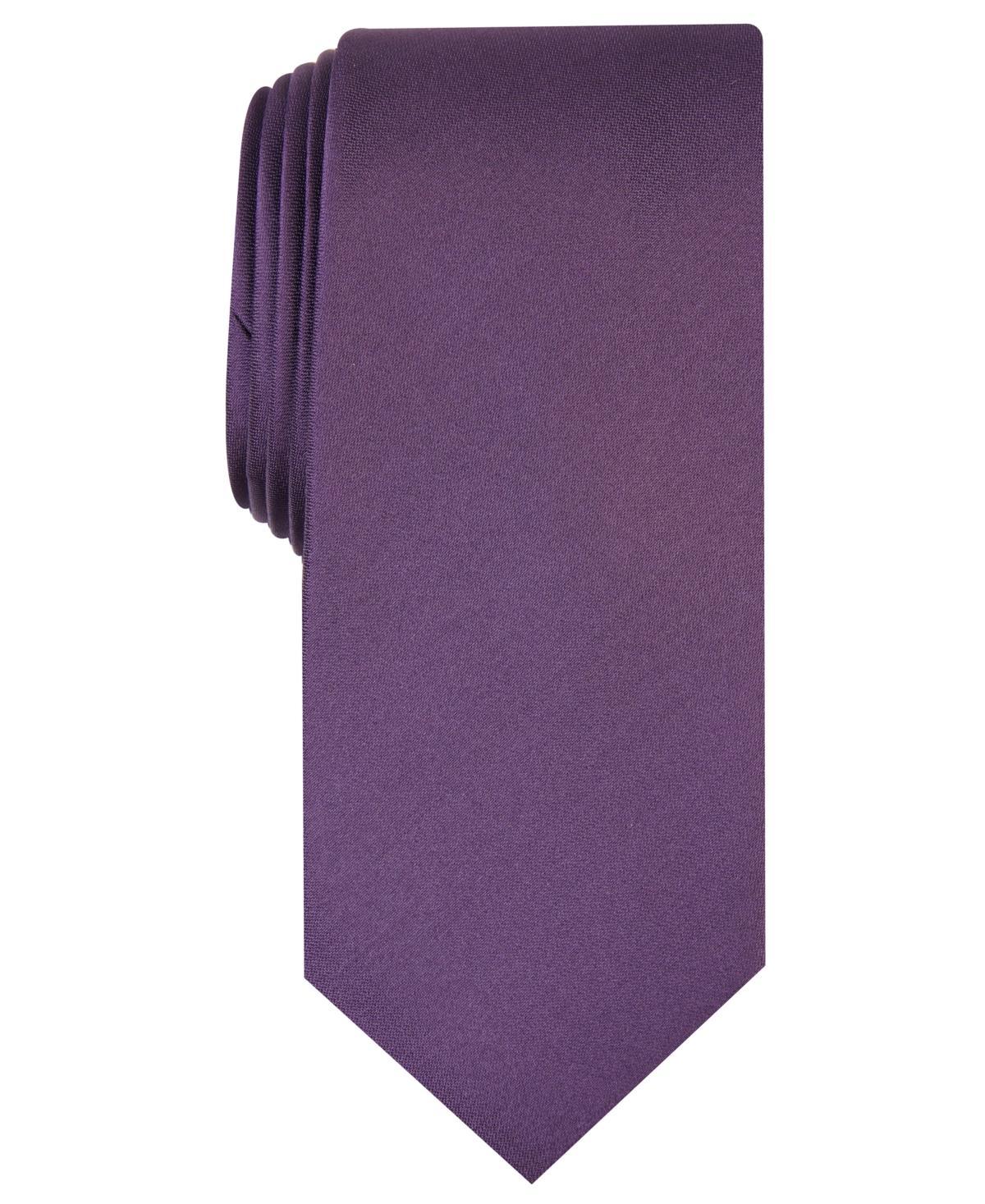 Alfani Mens Solid Texture Slim Tie, Created for Macys Product Image