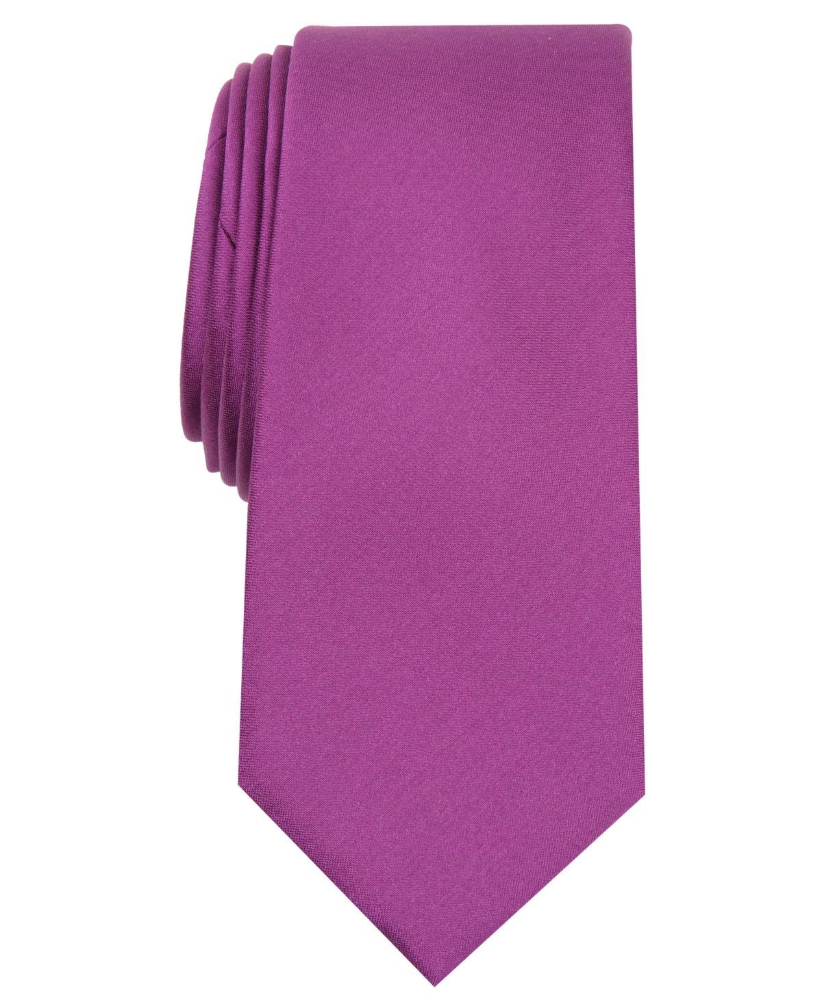 Alfani Mens Solid Texture Slim Tie, Created for Macys Product Image