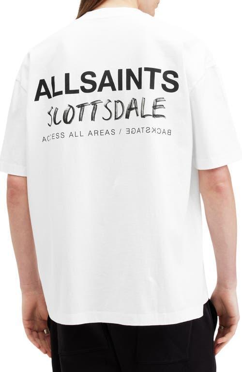 ALLSAINTS Scottsdale Logo Graphic T-shirt In Ashen White Product Image