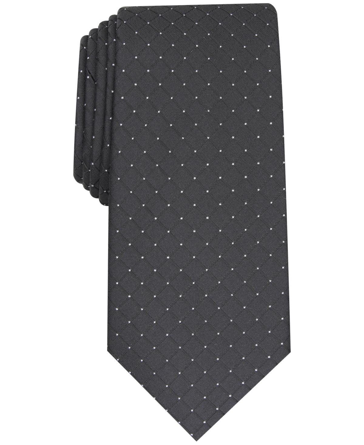 Alfani Mens Malone Grid Slim Tie, Created for Macys Product Image