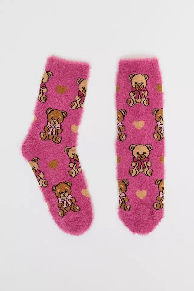 Sock Candy Teddy Bear Fuzzy Sock Product Image