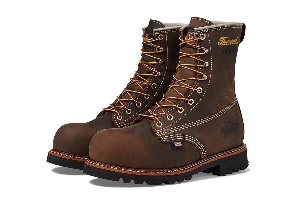 Thorogood American Heritage 8 Waterproof Safety Toe (Crazy Horse) Men's Boots Product Image