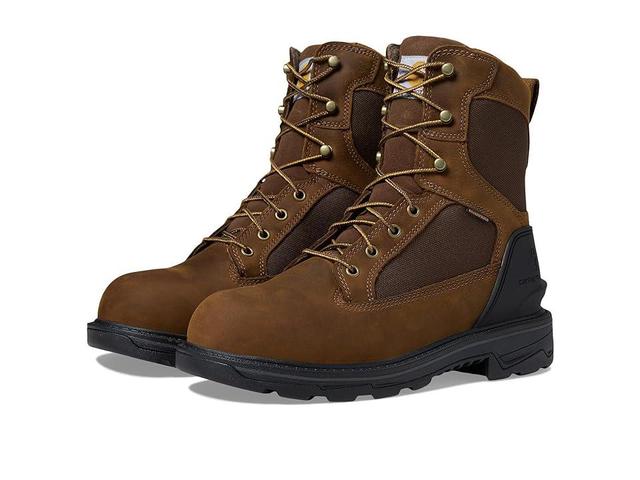 Carhartt Ironwood Waterproof 8 Soft Toe Work Boot (Bison Oil Tan) Men's Shoes Product Image