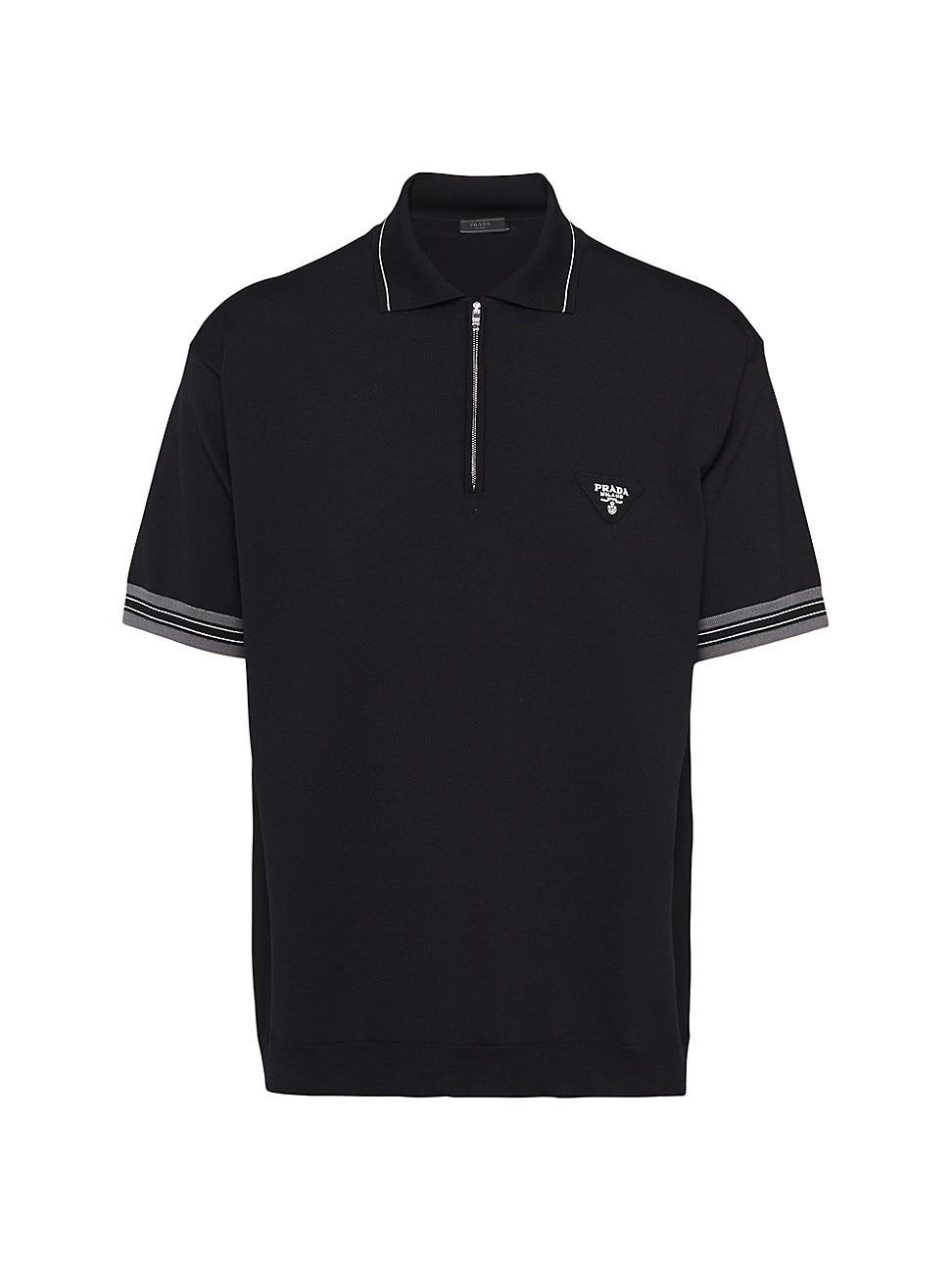 Mens Superfine Wool Polo Shirt Product Image