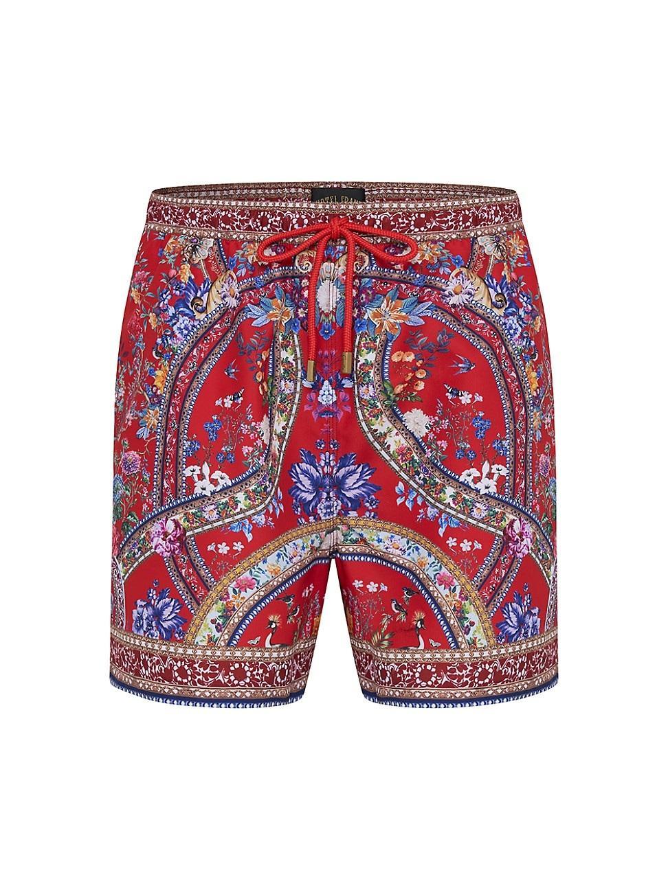 Mens Mid-Length Printed Board Shorts Product Image