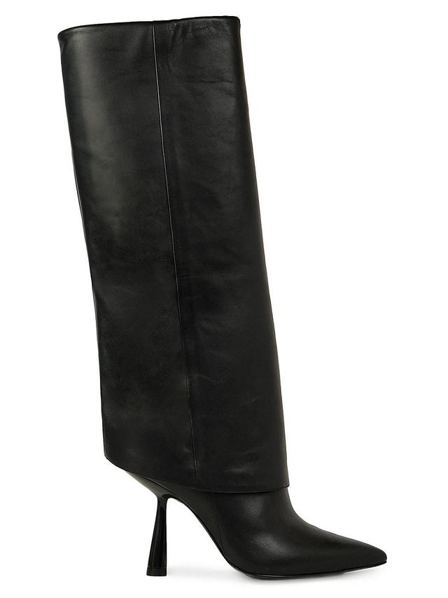 Womens Martine Leather Knee-High Boots Product Image