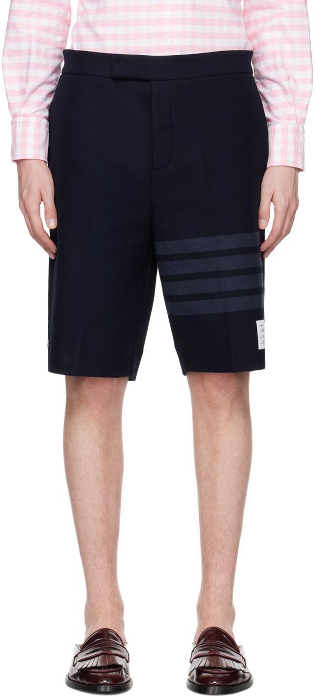 Navy 4-bar Shorts In 415 Navy Product Image