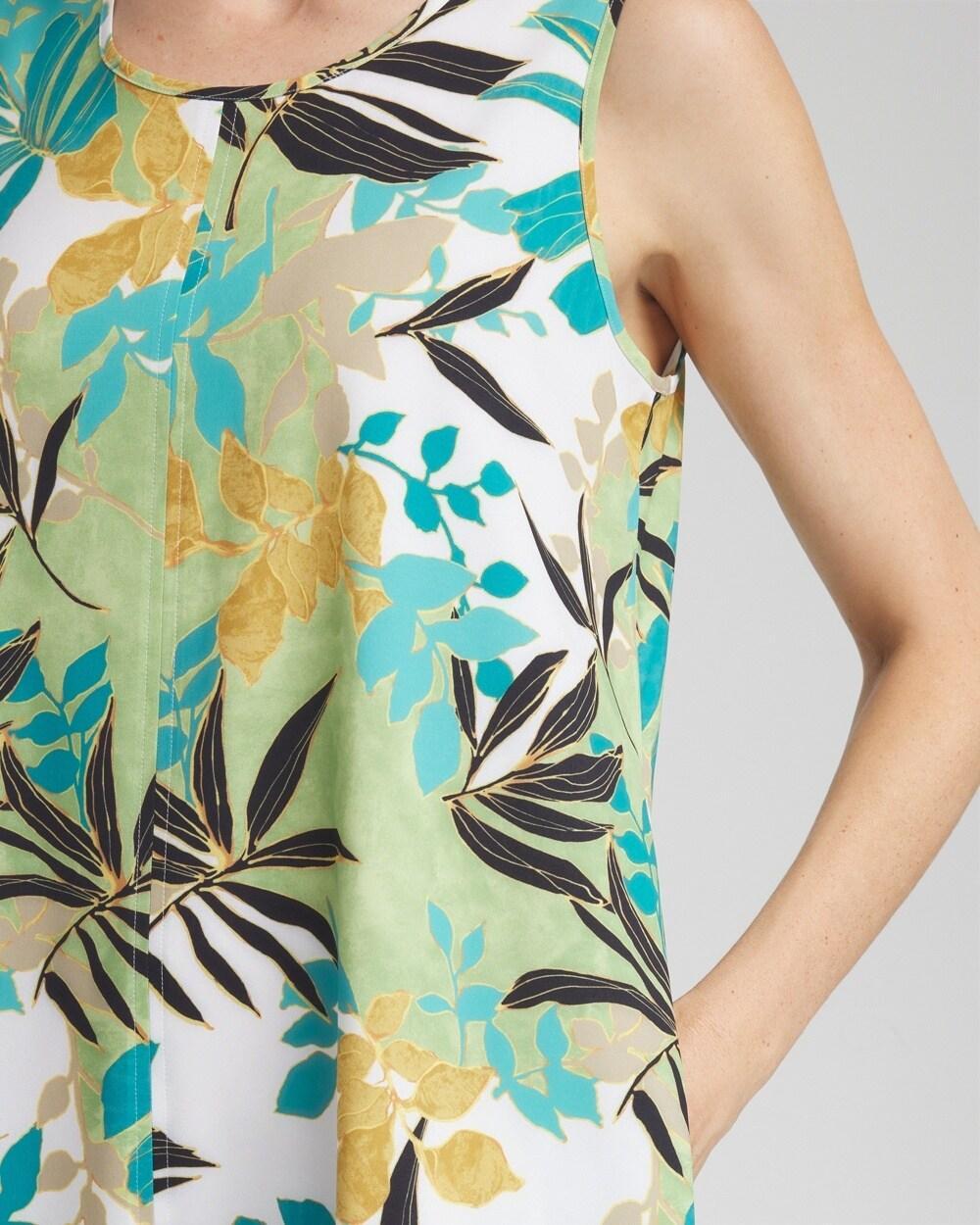 Zenergy® UPF Sleeveless Leaves Dress Product Image