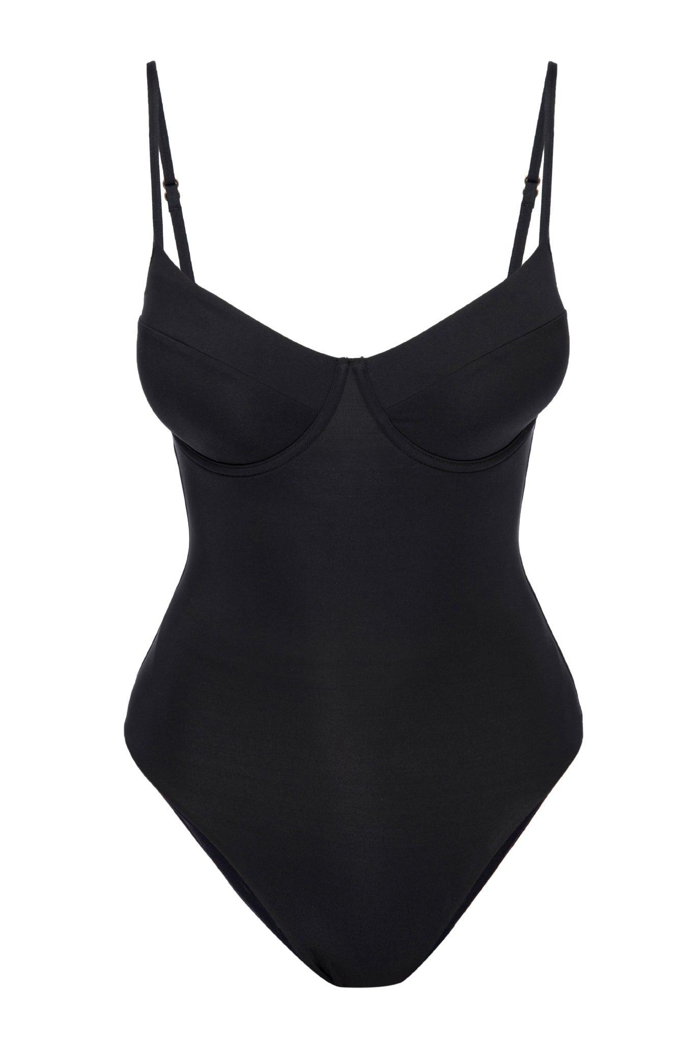 Maui One Piece - Black Product Image